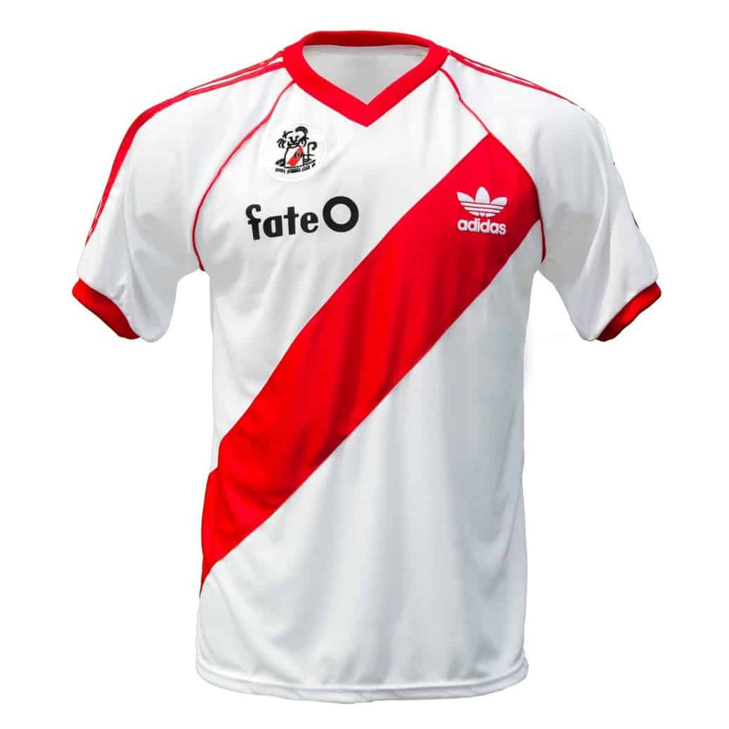 Maillot domicile rétro de River Plate 1986