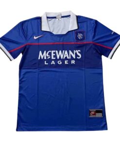 Maillot domicile rétro des Rangers 1997-1999