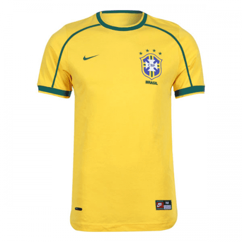 Maillot Domicile Rétro du Brésil 1998