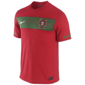 Maillot domicile rétro du Portugal 2010