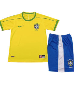 Maillot domicile rétro enfant Brésil 1998
