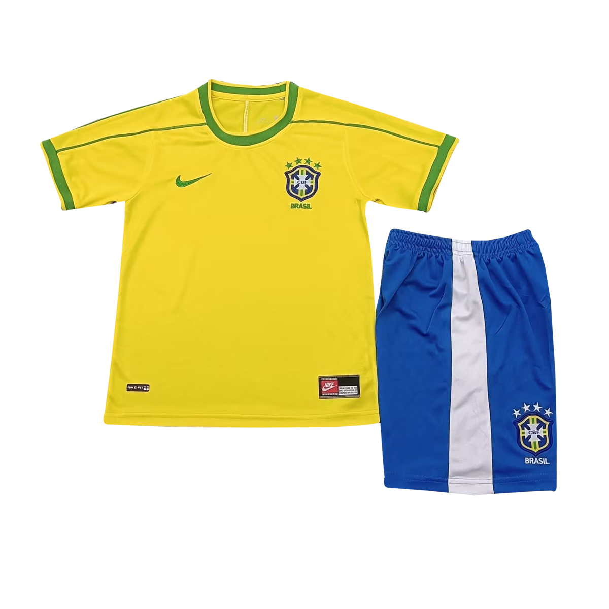 Maillot domicile rétro enfant Brésil 1998