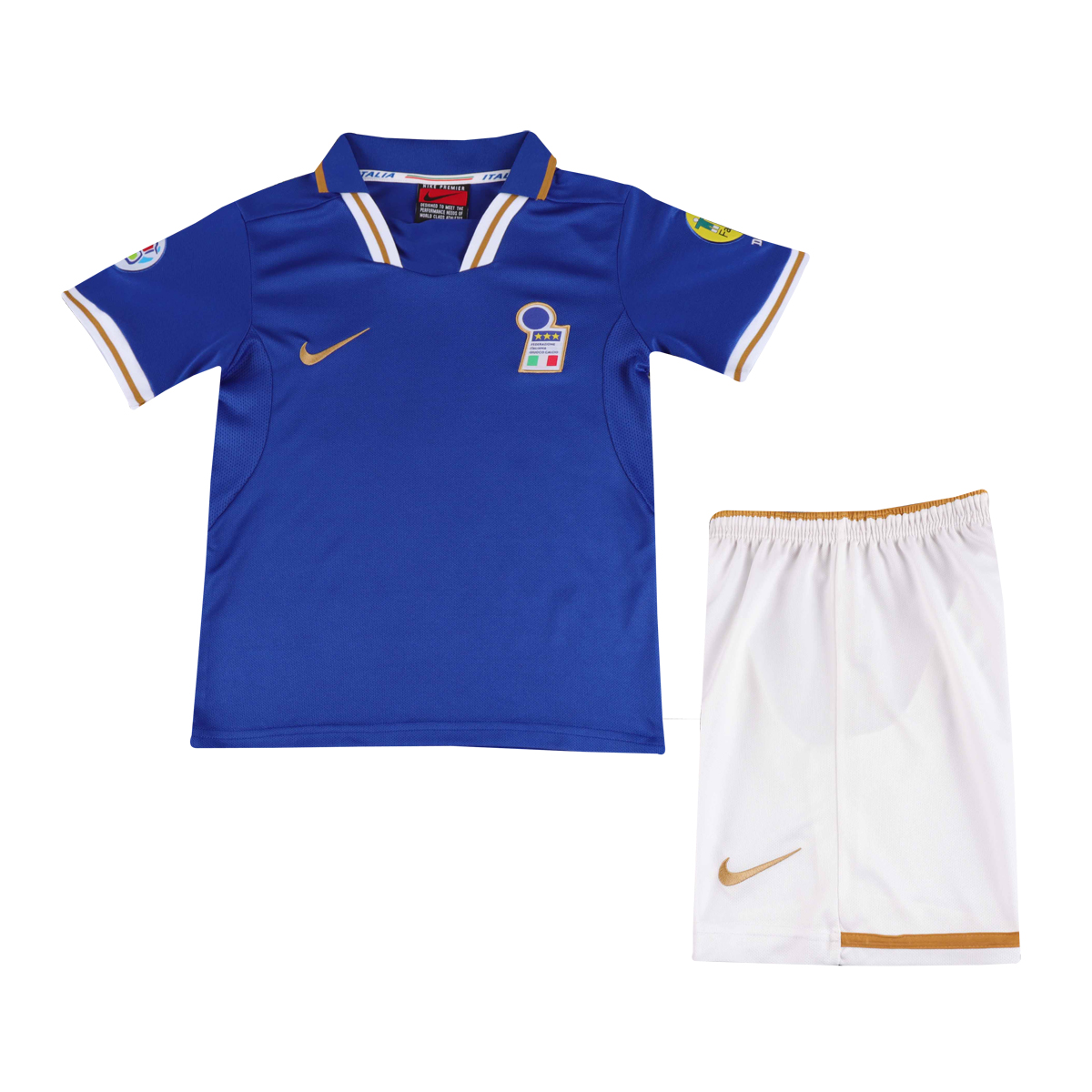 Maillot domicile rétro enfants Italie 1996