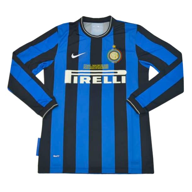 Maillot domicile rétro manches longues Inter Milan 2009/10