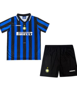 Maillot domicile rétro pour enfants de l’Inter Milan 1997/98