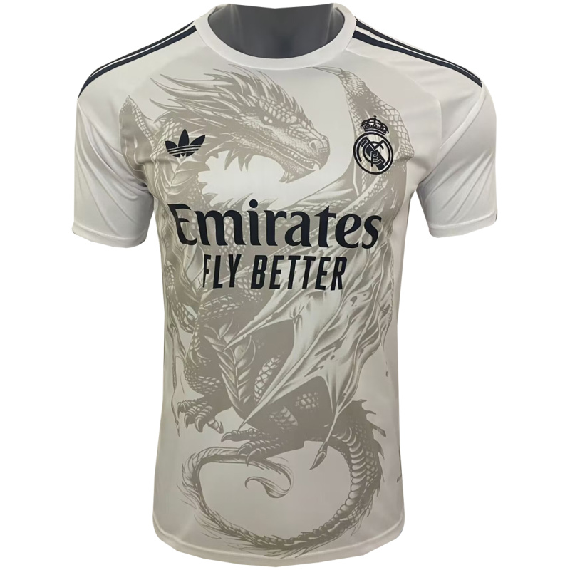 Maillot Édition Spéciale Dragon Blanc Real Madrid 2024/25
