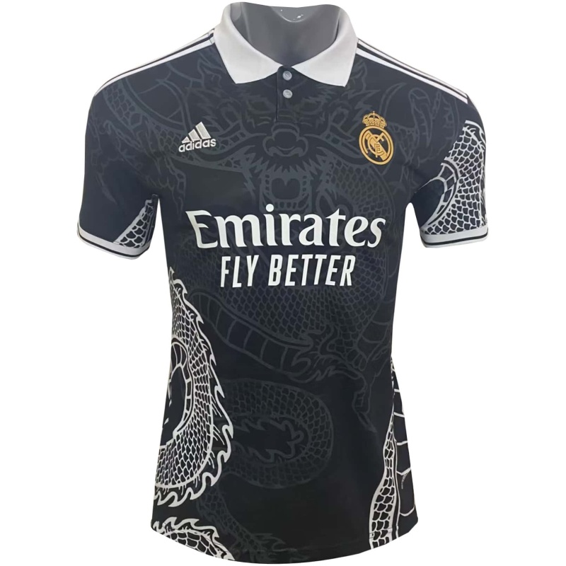 Maillot Édition Spéciale Dragon Noir Real Madrid 2023/24