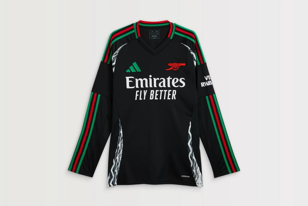 Maillot extérieur à manches longues + short Arsenal 2024/25