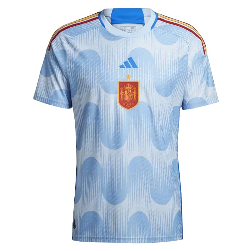 Maillot extérieur authentique de l’Espagne Coupe du Monde de la FIFA Qatar 2022 – joueur
