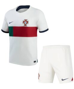 Maillot extérieur des enfants du Portugal pour la Coupe du Monde de la FIFA 2022 au Qatar