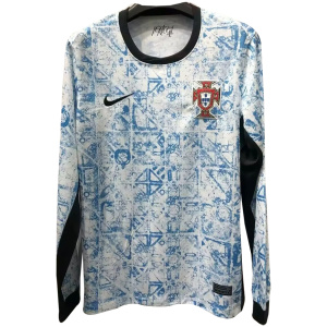 Maillot Extérieur du Portugal à Manches Longues 2024