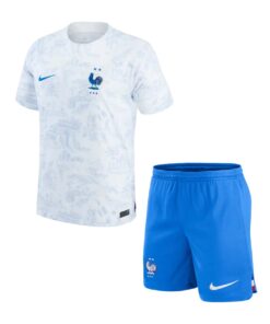 Maillot extérieur enfants France Coupe du Monde FIFA Qatar 2022