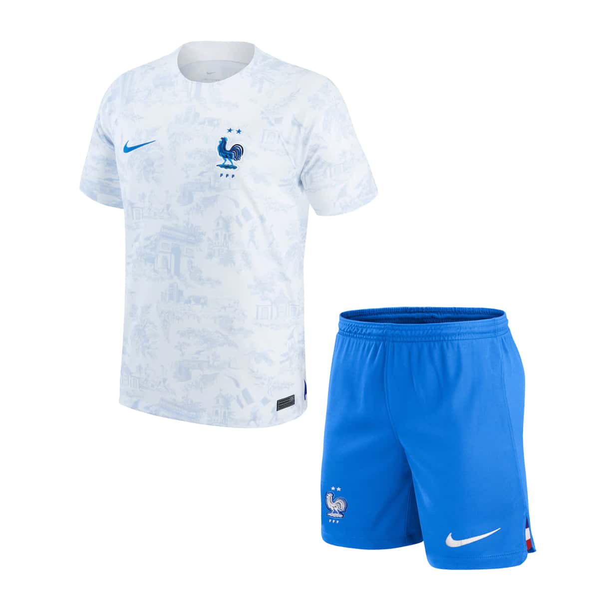 Maillot extérieur enfants France Coupe du Monde FIFA Qatar 2022