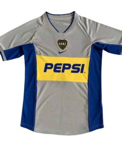 Maillot Extérieur Rétro Boca Juniors 2002