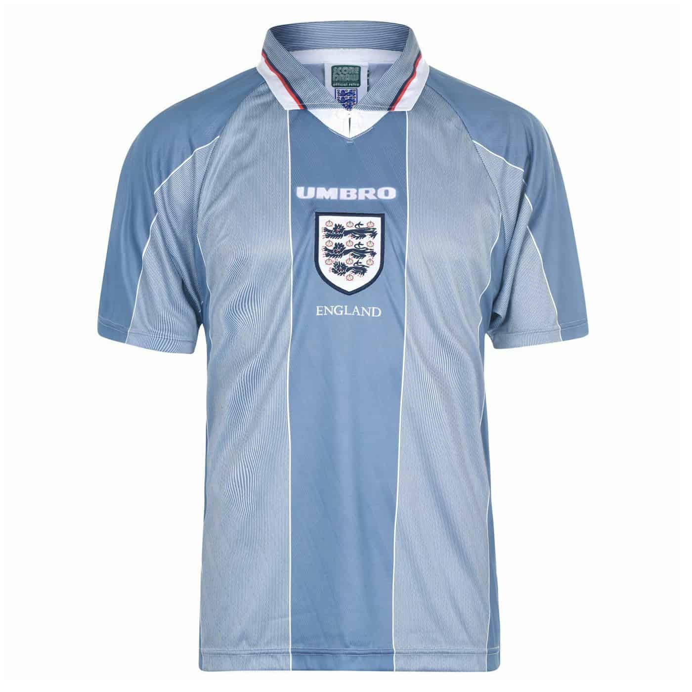 Maillot extérieur rétro de l’Angleterre 1996