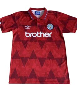 Maillot Extérieur Rétro de Manchester City 1991