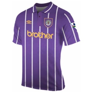 Maillot extérieur rétro de Manchester City 1993