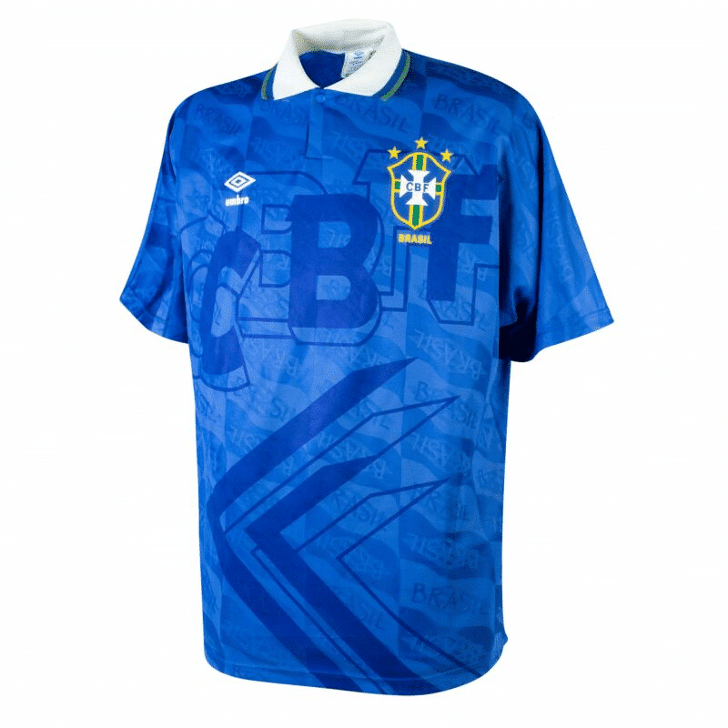 Maillot extérieur rétro du Brésil 1992