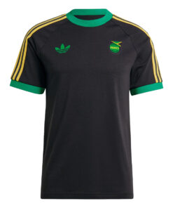Maillot Jamaica Adicolor 3-Stripes en pur coton noir 2024
