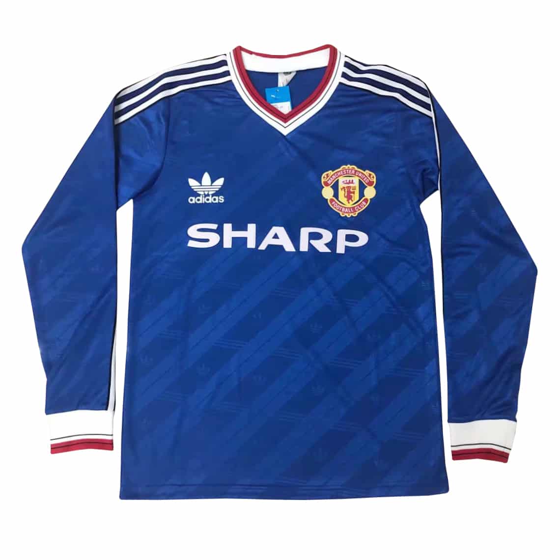 Maillot Manchester United Extérieur Rétro Manches Longues 1986/1987