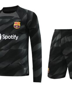 Maillot Noir Manches Longues Gardien de But Barcelone 2023/24