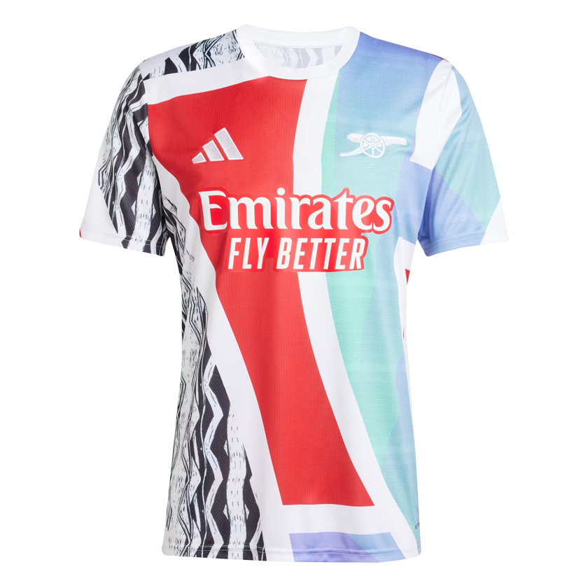 Maillot pré-joueur tricolore Arsenal 2024/25