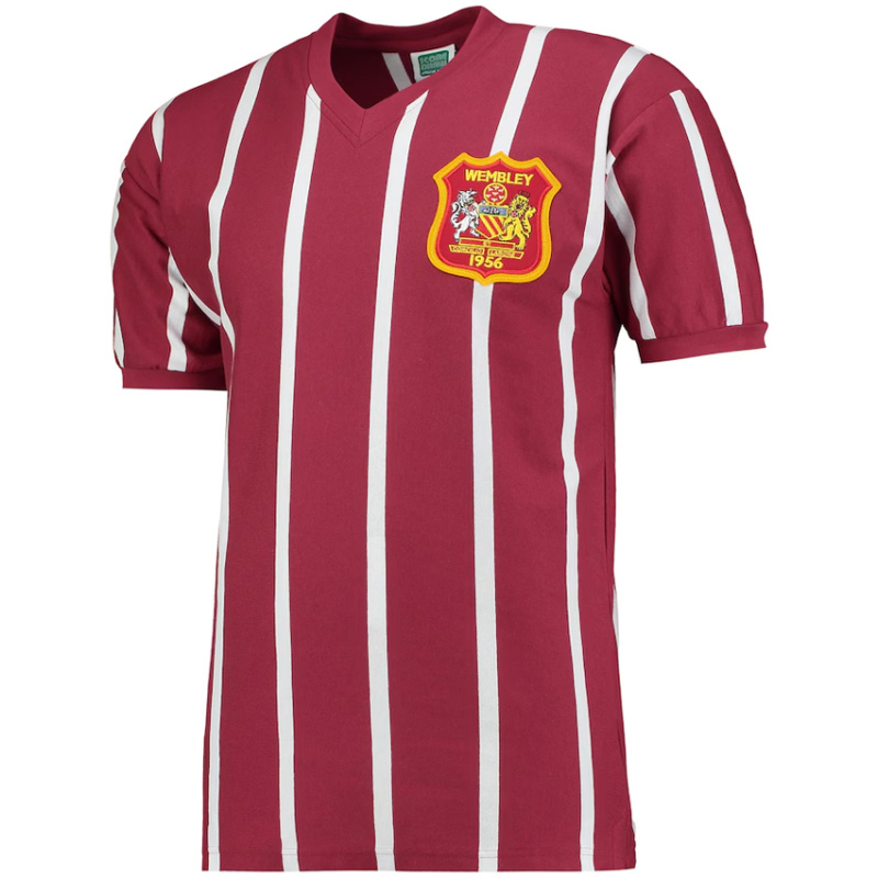 Maillot rétro de la finale de la FA Cup 1956 de Manchester City