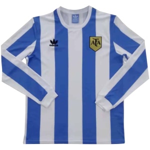 Maillot Rétro Domicile à Manches Longues de l'Argentine 1978