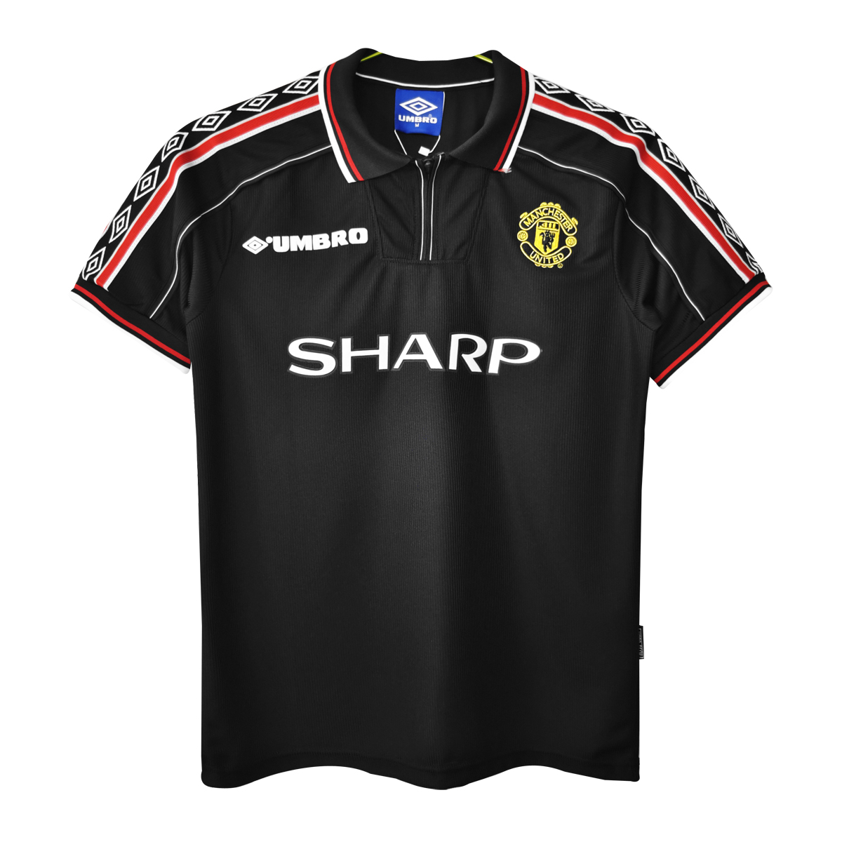Maillot rétro noir de Manchester United 1998/99