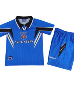 Maillot rétro pour enfants de Manchester United, troisième équipement 1996/98