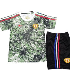 Maillot spécial vert pour enfants de Manchester United 2024/25
