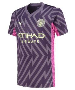 Maillot Violet de Gardien de But de Manchester City 2023/24