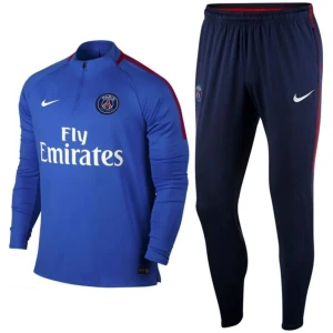 Survêtement technique d’entraînement bleu du PSG 2018