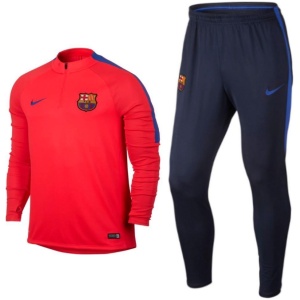 Survêtement technique de football rouge Barcelone par Nike 2016/17