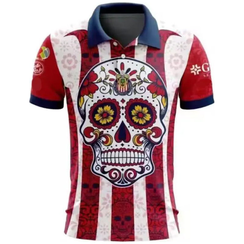 Polo Chivas Design Spécial Dia De Muertos 2023/24