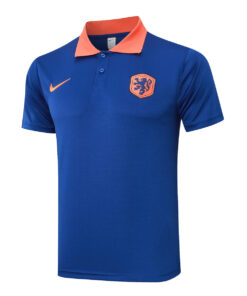 Polo des Pays-Bas Bleu 2024