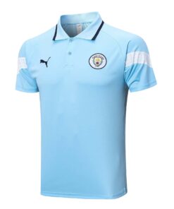 Polo Manchester City Bleu Clair 2023/24