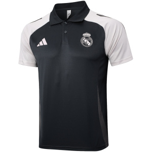 Polo Real Madrid Gris Foncé 2024/25