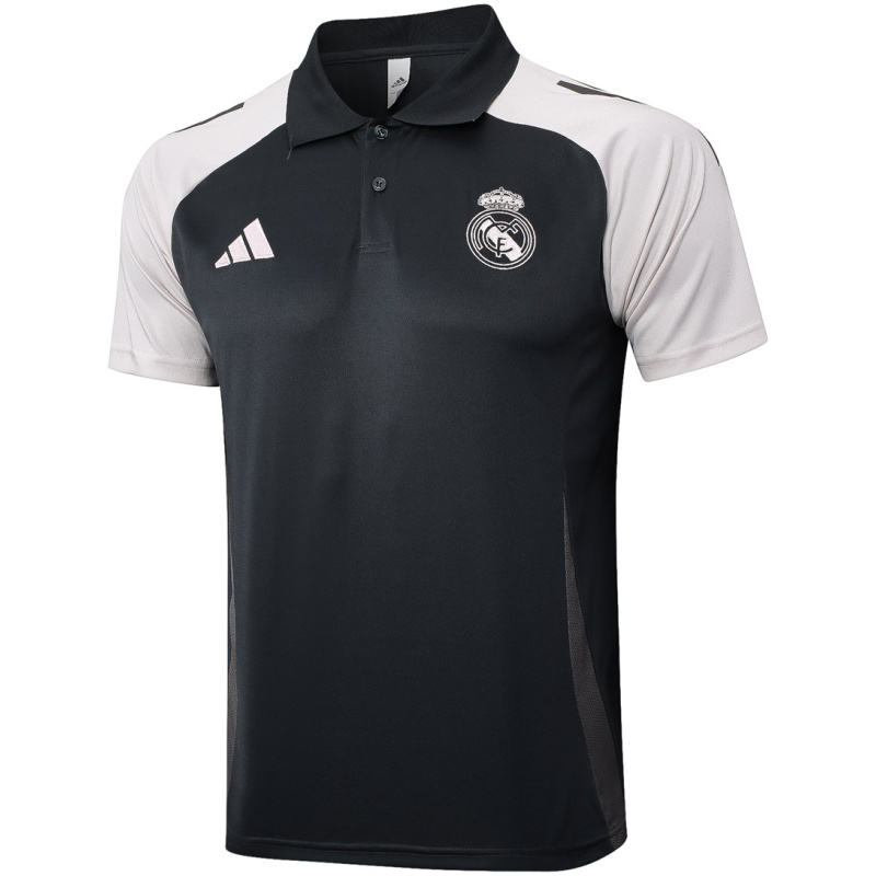 Polo Real Madrid Gris Foncé 2024/25