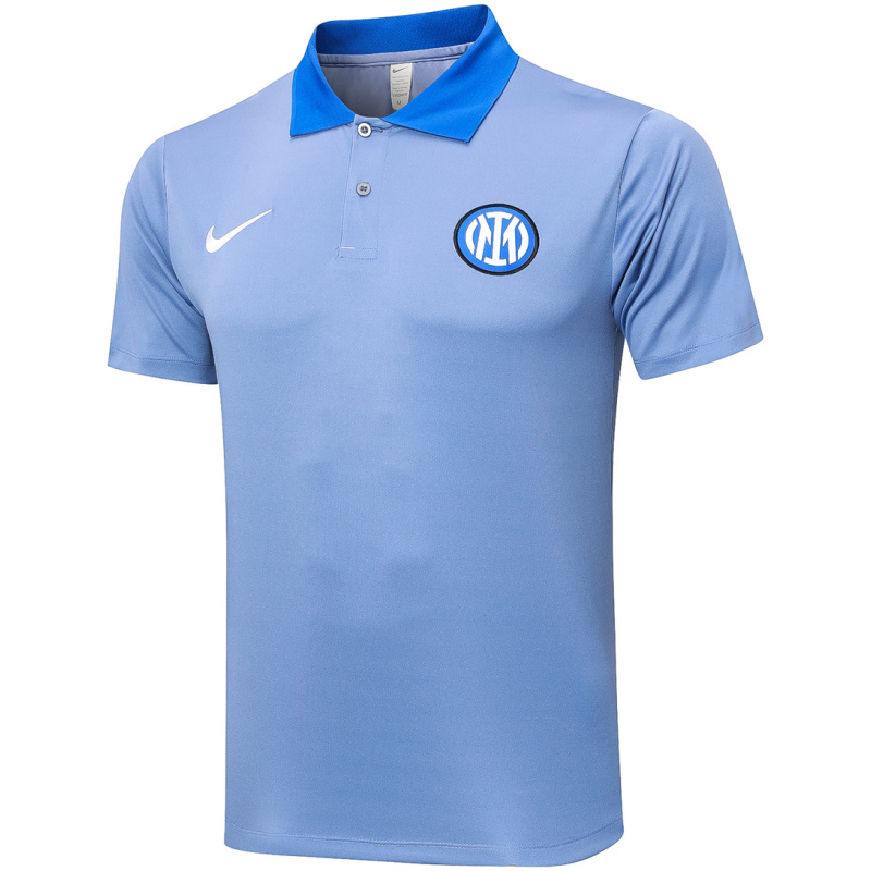 Polo shirt Inter Milan gris fumée 2024/25