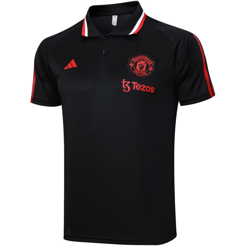 Polo Shirt Manchester United Noir 2023/24