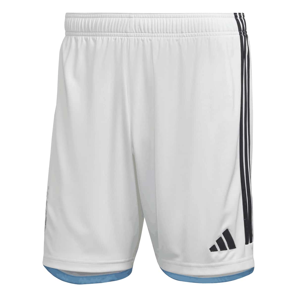 Shorts blancs domicile 3 étoiles d’Argentine, champions de la Coupe du Monde de la FIFA Qatar 2022.