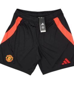 Shorts noirs domicile de Manchester United 2024/25