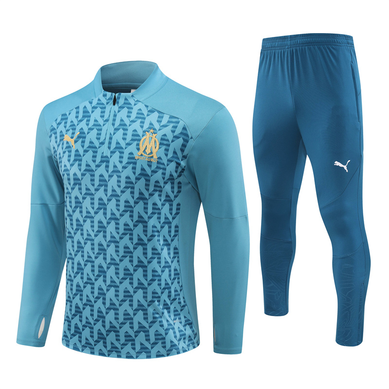 Survêtement d’entraînement Aqua d’Olympique de Marseille 2024/25