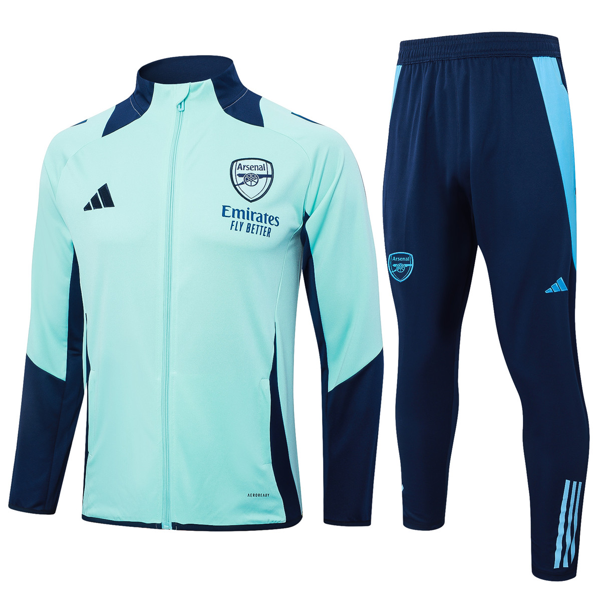 Survêtement d’entraînement Arsenal Veste + Pantalon Vert Clair 2024/25