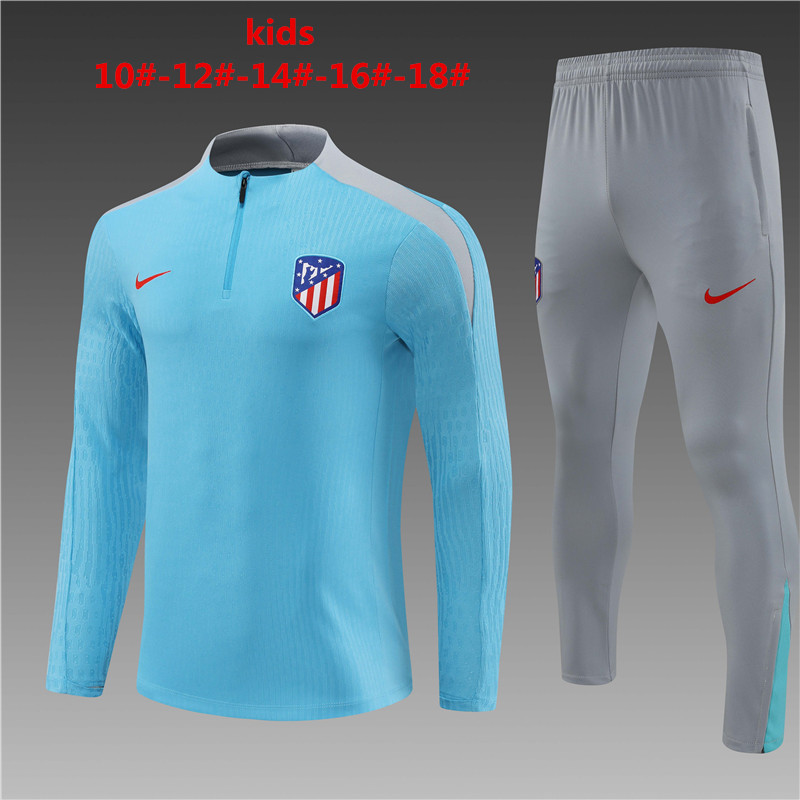Survêtement d’entraînement Atlético Madrid Enfants Bleu Clair 2024/25