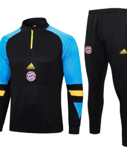 Survêtement d’entraînement Bayern Munich Noir – Bleu 2023/24