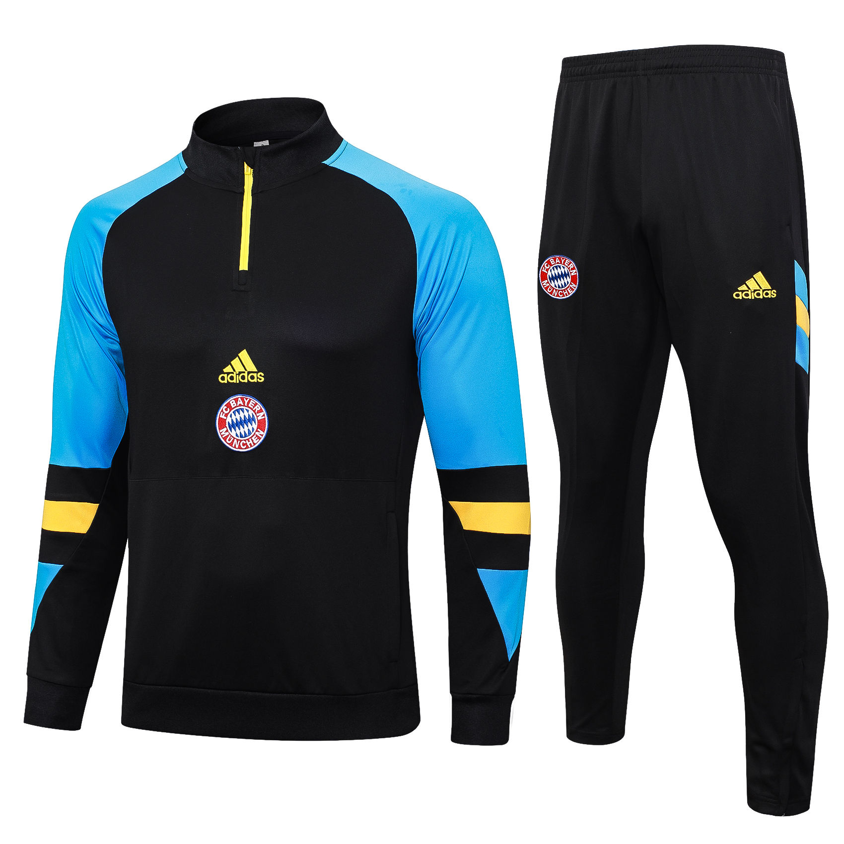 Survêtement d’entraînement Bayern Munich Noir – Bleu 2023/24