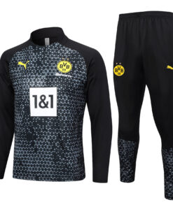 Survêtement d’entraînement Borussia Dortmund Noir Motif 2023/24
