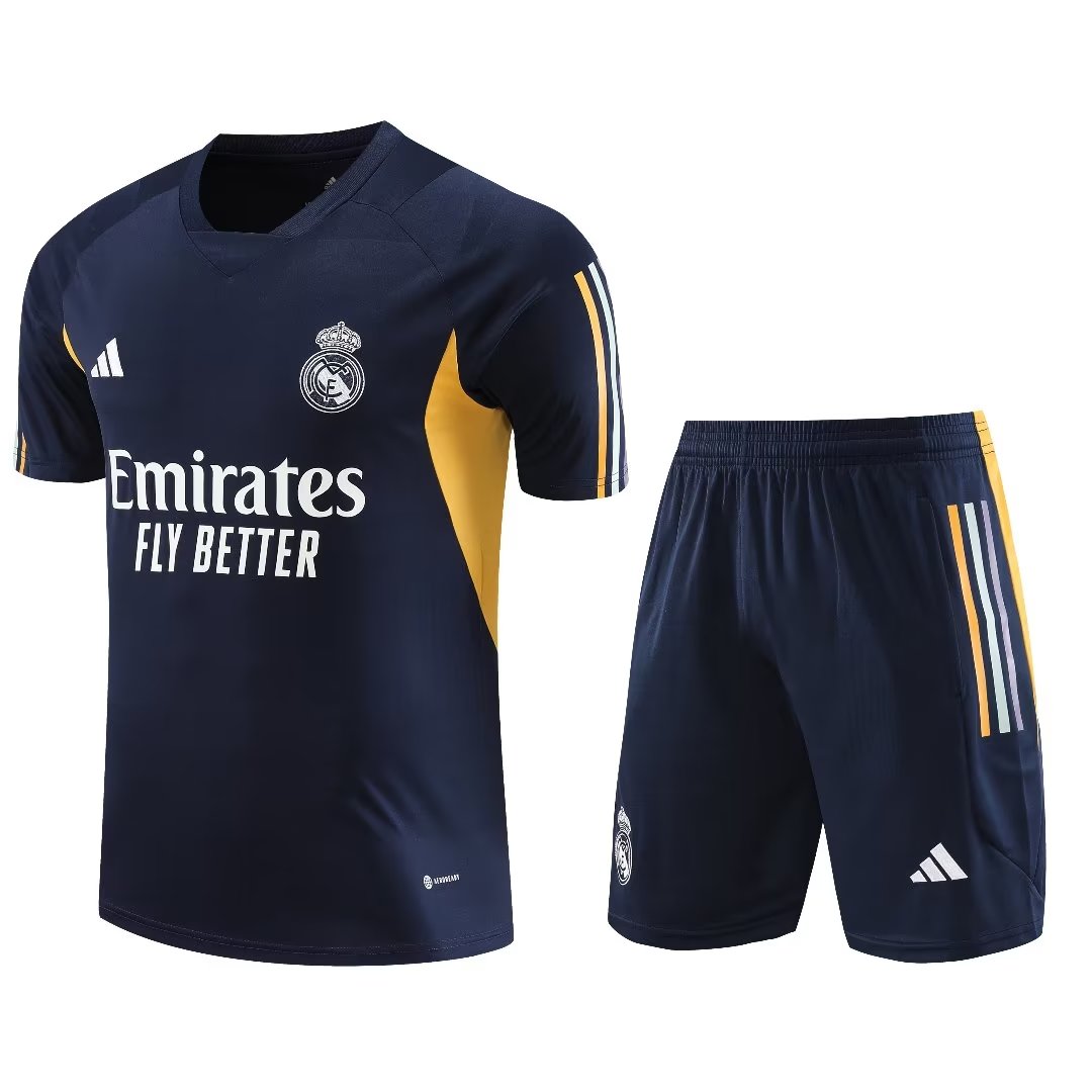 Survêtement d’entraînement court Real Madrid bleu marine 2023/24